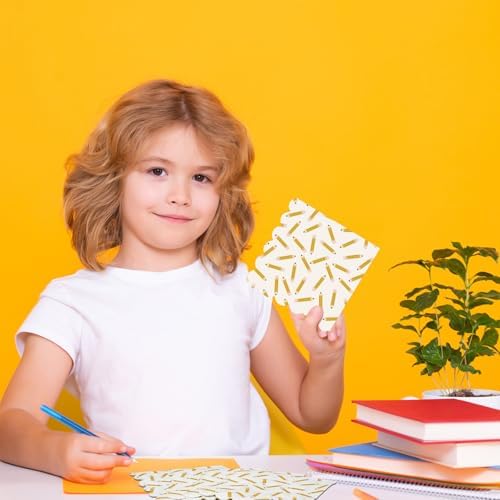 100 Pcs Mini Pencil Pattern Disposable Napkins