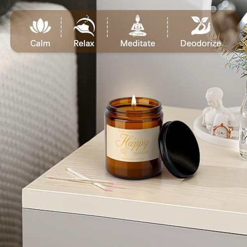 Happy Birthday Scented Candles for Women Men