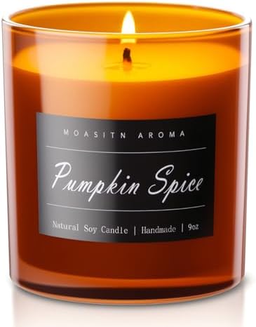 MOASITN Pumpkin Spice Scented Large Candles for Home