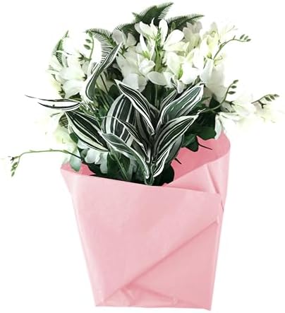 Iconikal 60-Sheet Gift Wrap Tissue Paper 20x20 Inch Baby Pink Premium Crafts