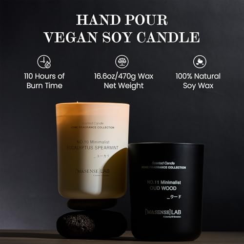 MSENSE Natural Soy Candle Bamboo Stream 166 Oz