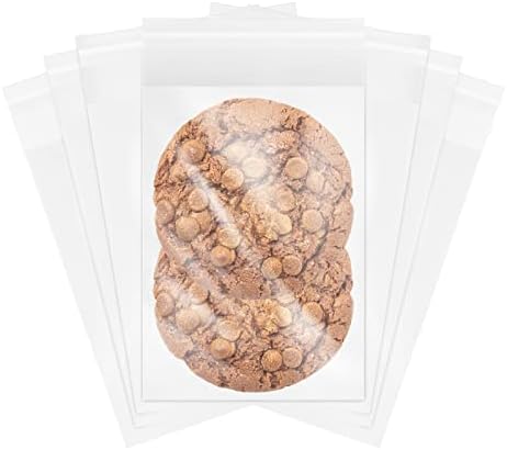 MoloTAR 200 Pcs 5x7 Clear Resealable Cello Bags