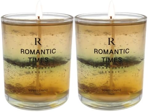2 Pack Luxury Scented Candles for Home Fragrance