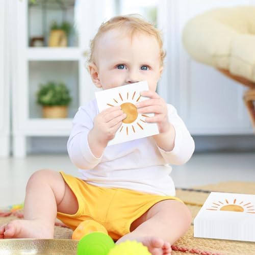 100 PCS Boho Sun Paper Napkins for Birthday Party