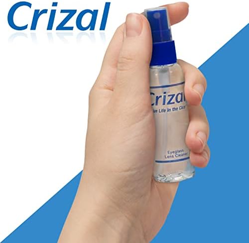 Crizal Lens Cleaner Kit 2oz Spray Microfiber Cloth 3pk
