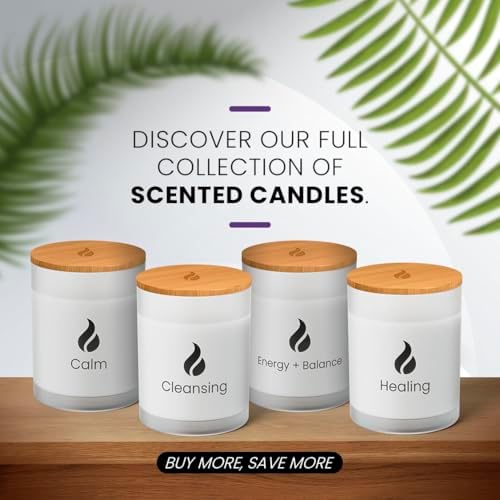 Natur IX Calming Soy Candle with Essential Oils