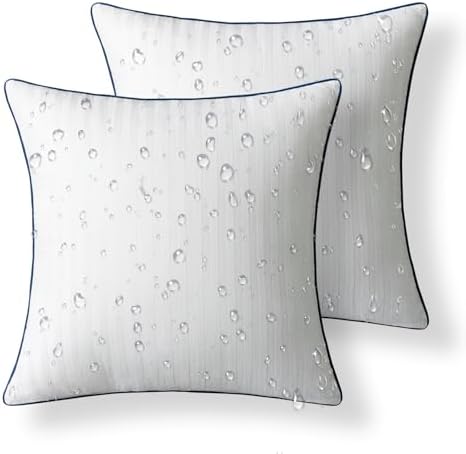 Phantoscope Waterproof Pillow Inserts Pack of 2 18x18 Inch