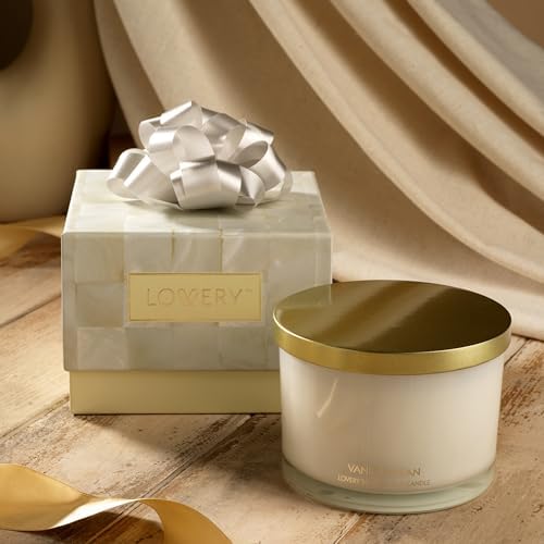 Luxury Vanilla Soy Candles 3 Wick Jar 50 Hour Burn