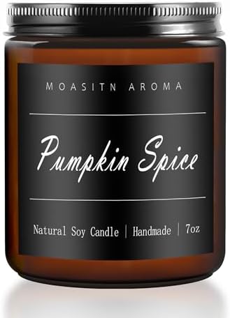 MOASITN Pumpkin Spice Aromatherapy Candles for Home