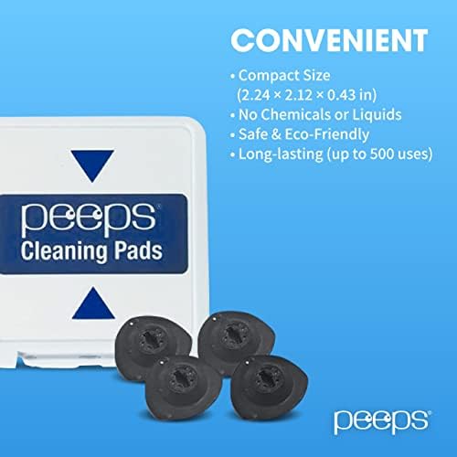 Peeps Carbon Klean Eyeglass Cleaner Replacement Pads - 1000 Uses