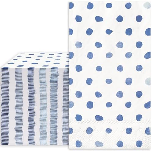 Whaline Polka Dots Paper Napkins 80Pcs Wedding Party Supplies