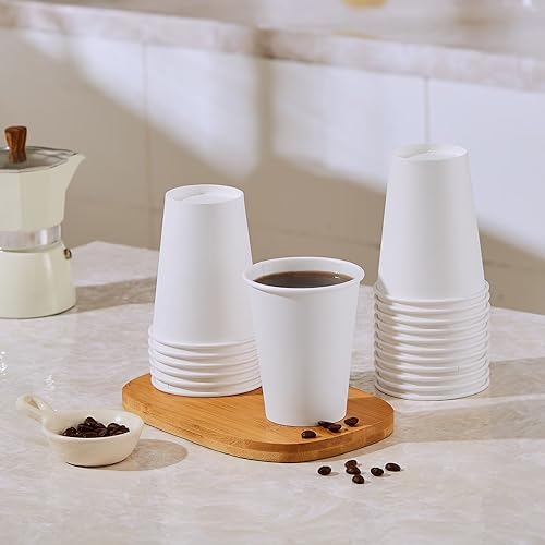 JOLLY PARTY 300 Pack 12 oz Disposable Paper Coffee Cups