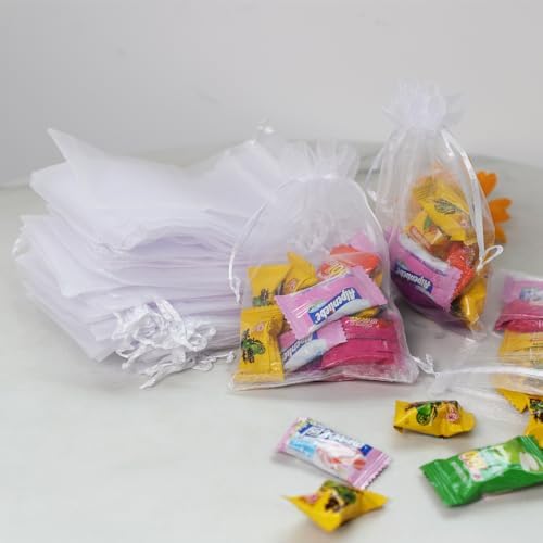 Stratalife 5x7 Organza Drawstring Bags 100PCS