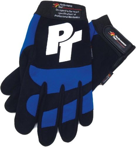 Performance Tool Mechanics Gloves W88998 Blue Small