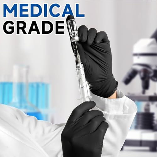 Black Nitrile Disposable Gloves 5 Mil 1000 Count