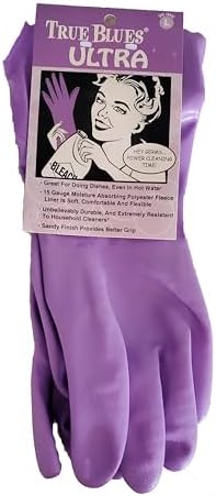 Star Kitchen Home True Blue Ultra Lavender Cleaning Gloves