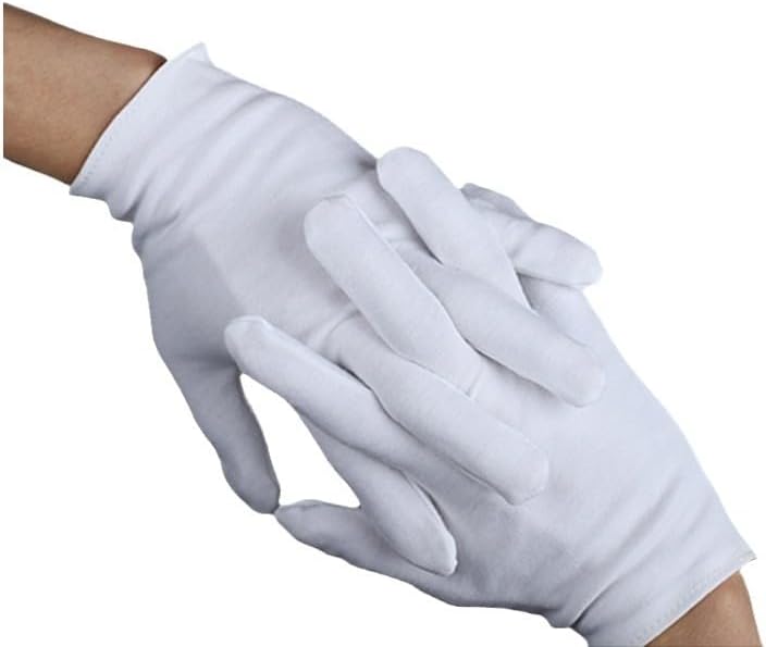 2 Pairs Cotton Gloves Wear Resistant Non Disposable