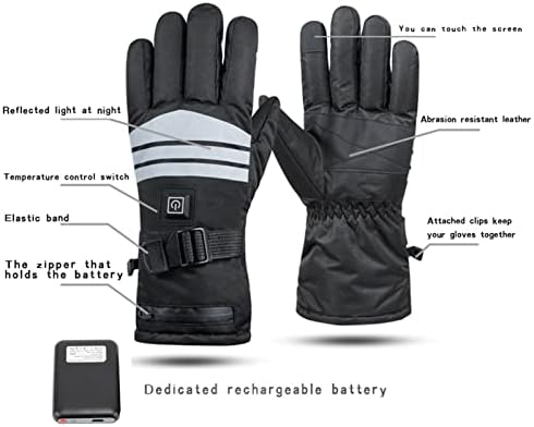 Pilipane Heated Touchscreen Gloves with Battery