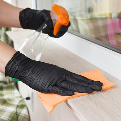 ForPro Expert SoftGuard Disposable Nitrile Gloves 4 Mil Medium 100 Count