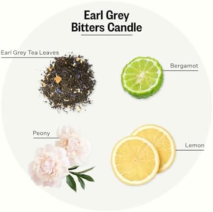 APOTHEKE 3-Wick Earl Grey Bitters Candle 26 oz