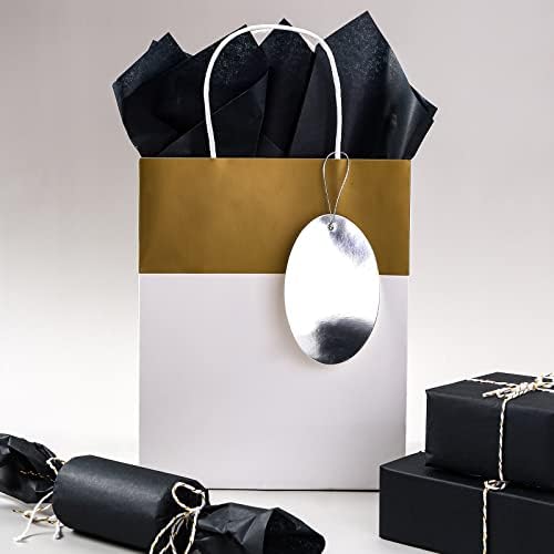 Packanewly 480 Sheet Black Tissue Paper Gift Wrap