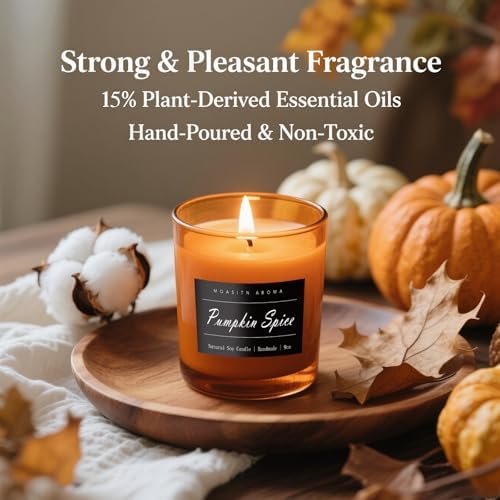 MOASITN Pumpkin Spice Scented Large Candles for Home