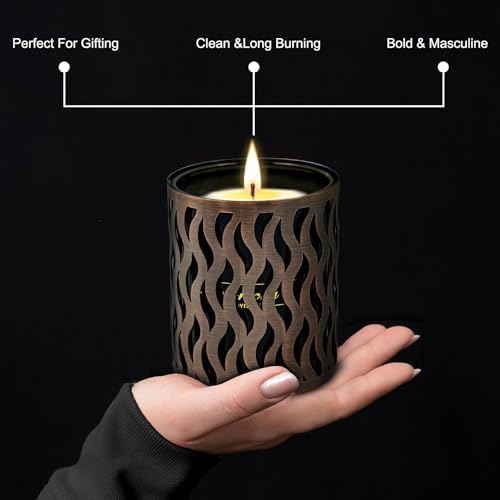 6 Pack Scented Candles Set for Men with Gift Box