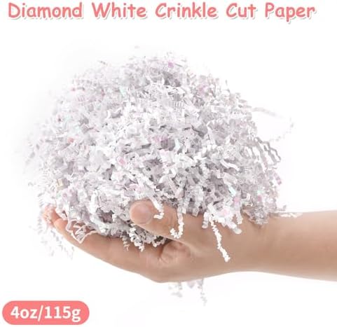 Jansun Diamond White Crinkle Paper Filler Set
