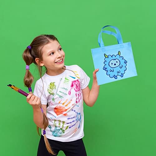 30 Pack Non Woven Party Bags with Handles for Kids