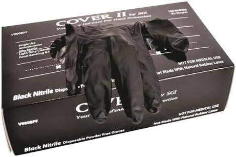 InkBed Nitrile Gloves 5 Mil Textured Chemical Resistant