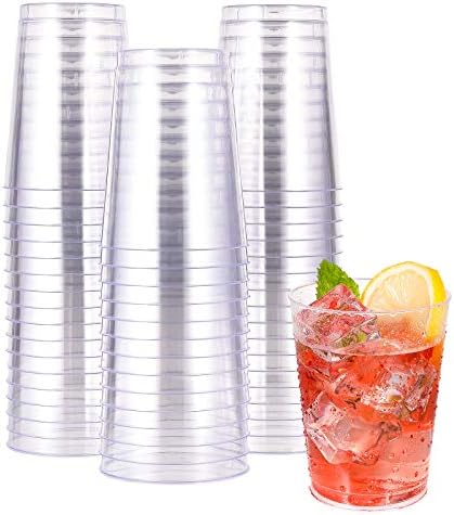 JOLLY CHEF 10 Oz Clear Disposable Cups 50 Pack