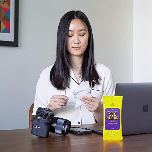 See Clear Original Lens Cleaning Wipes 192 Count Resealable Packs