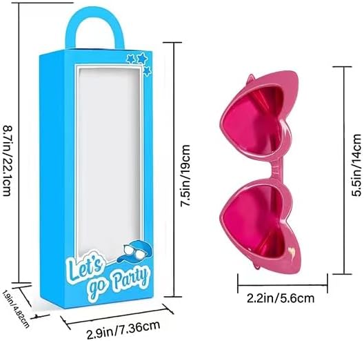 12PCS Pink Blue Party Favor Boxes for Kids and Adults