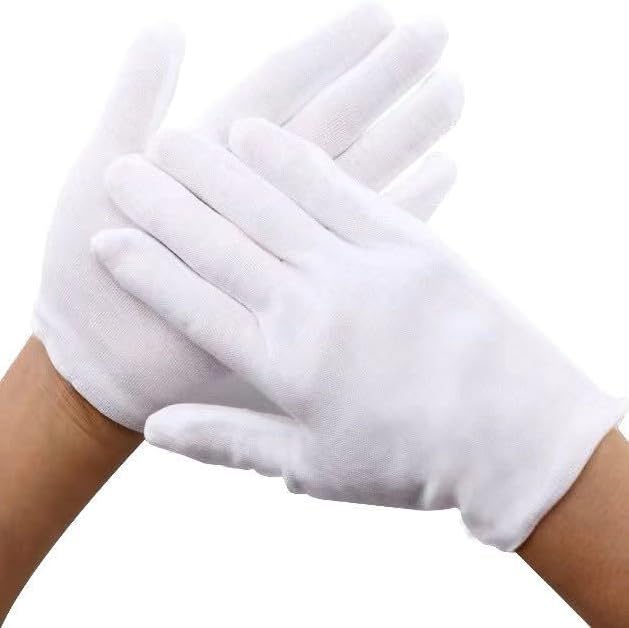 2 Pairs Cotton Gloves Wear Resistant Non Disposable