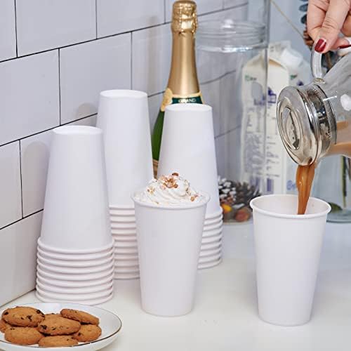 LITOPAK 210 Pack 16 oz Disposable Coffee Cups