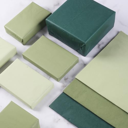 90 Sheets Sage Green Tissue Paper for Gift Wrapping