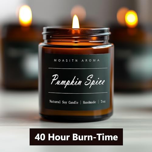 MOASITN Pumpkin Spice Aromatherapy Candles for Home