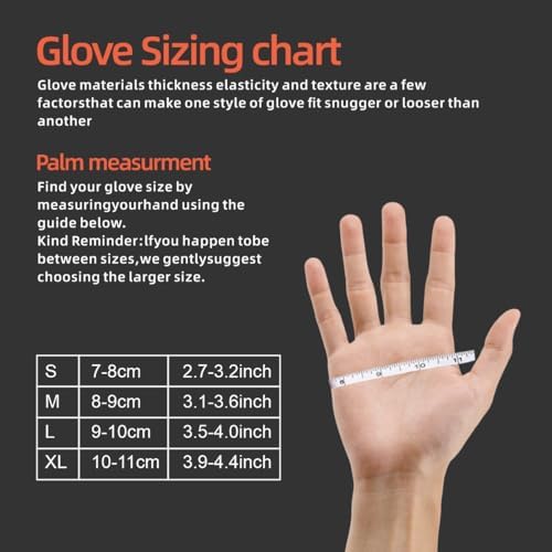 ANBOSON 10 Mil Nitrile Safety Gloves Latex Free