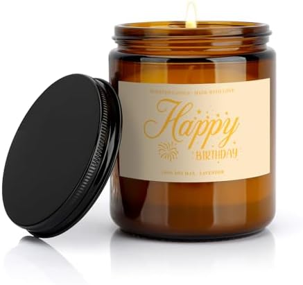 Happy Birthday Scented Candles for Women Men