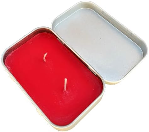 Strawberry Breeze Compact Travel Candle in Metal Tin