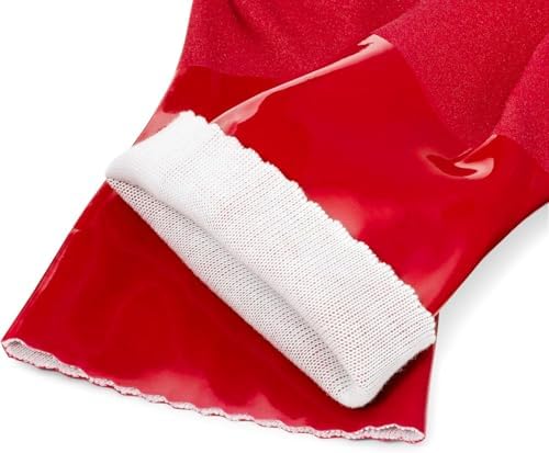 Star Kitchen Home True Blue Ultimate Red Cleaning Gloves