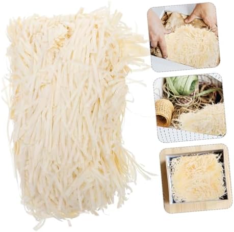 EXHUMKY 2 Pack Shredded Paper Filler for Boxes