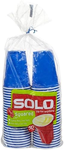 Solo Plastic Party Cups Red 9 oz 50 ct
