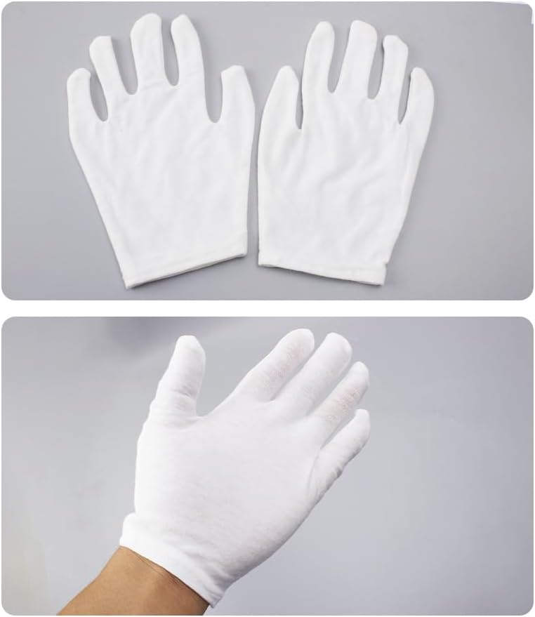 2 Pairs Cotton Gloves Wear Resistant Non Disposable