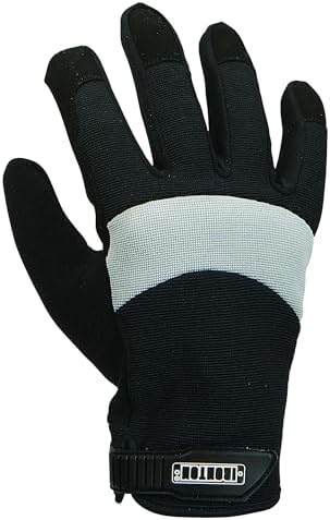 Ironton Mens High Dexterity Gloves 2 Pairs Black Gray XL