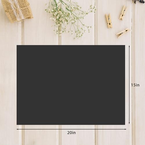 PINWATT 1000 Sheets 20x15 Gift Wrapping Tissue Paper Bulk Black