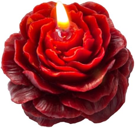 Burgundy Peony Scented Candles for Women Friends Colleagues