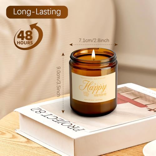 Happy Birthday Scented Candles for Women Men