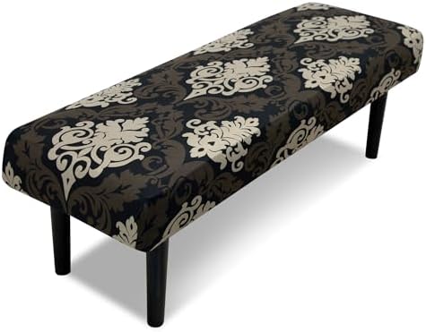 Stretch Bench Covers with Anti-Slip Design and Royal Print