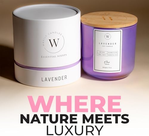 Waxily Lavender Soy Candle - 12oz Clean Burn